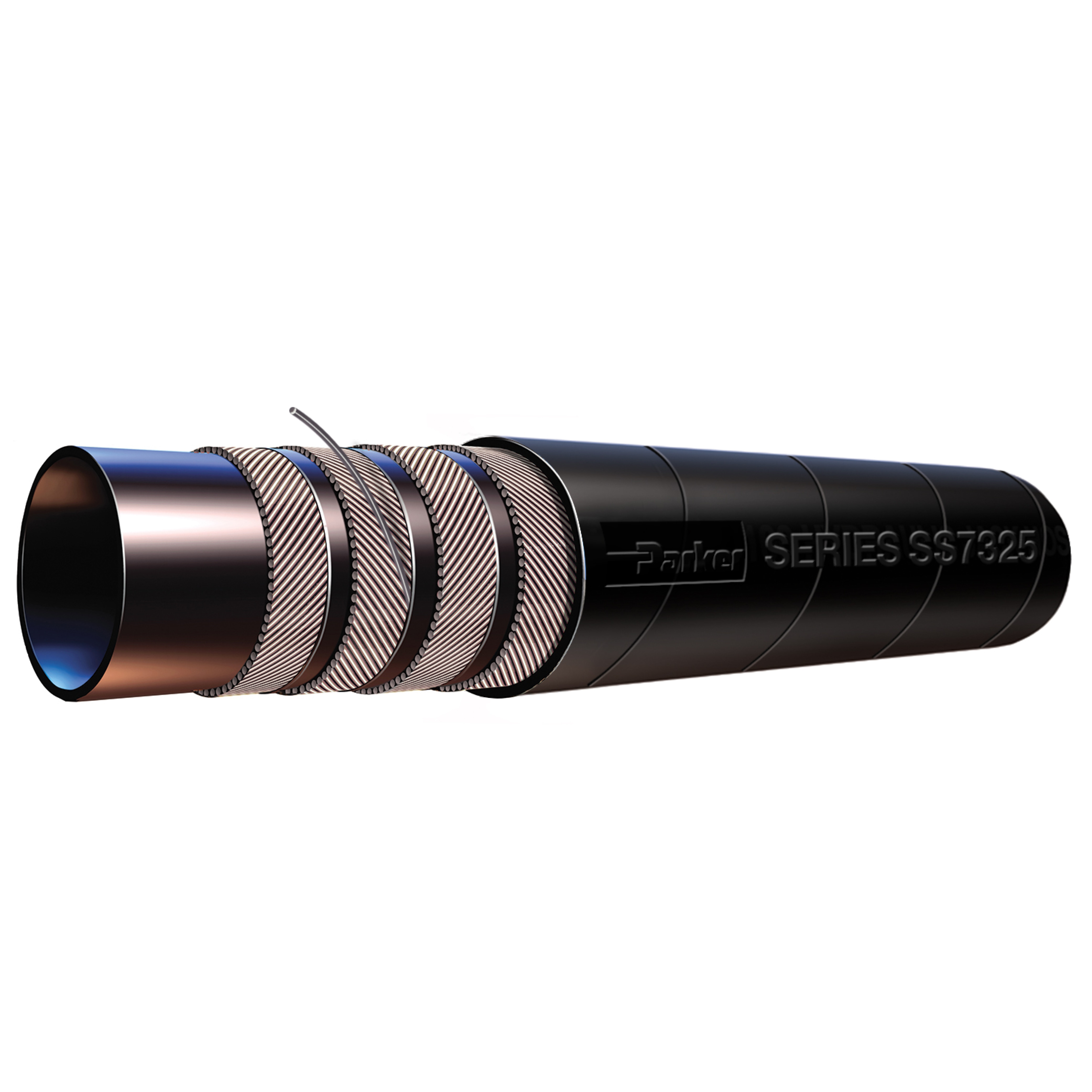 7325 系列 SUPER-FLEX® 重载水吸入软管 系列参考图