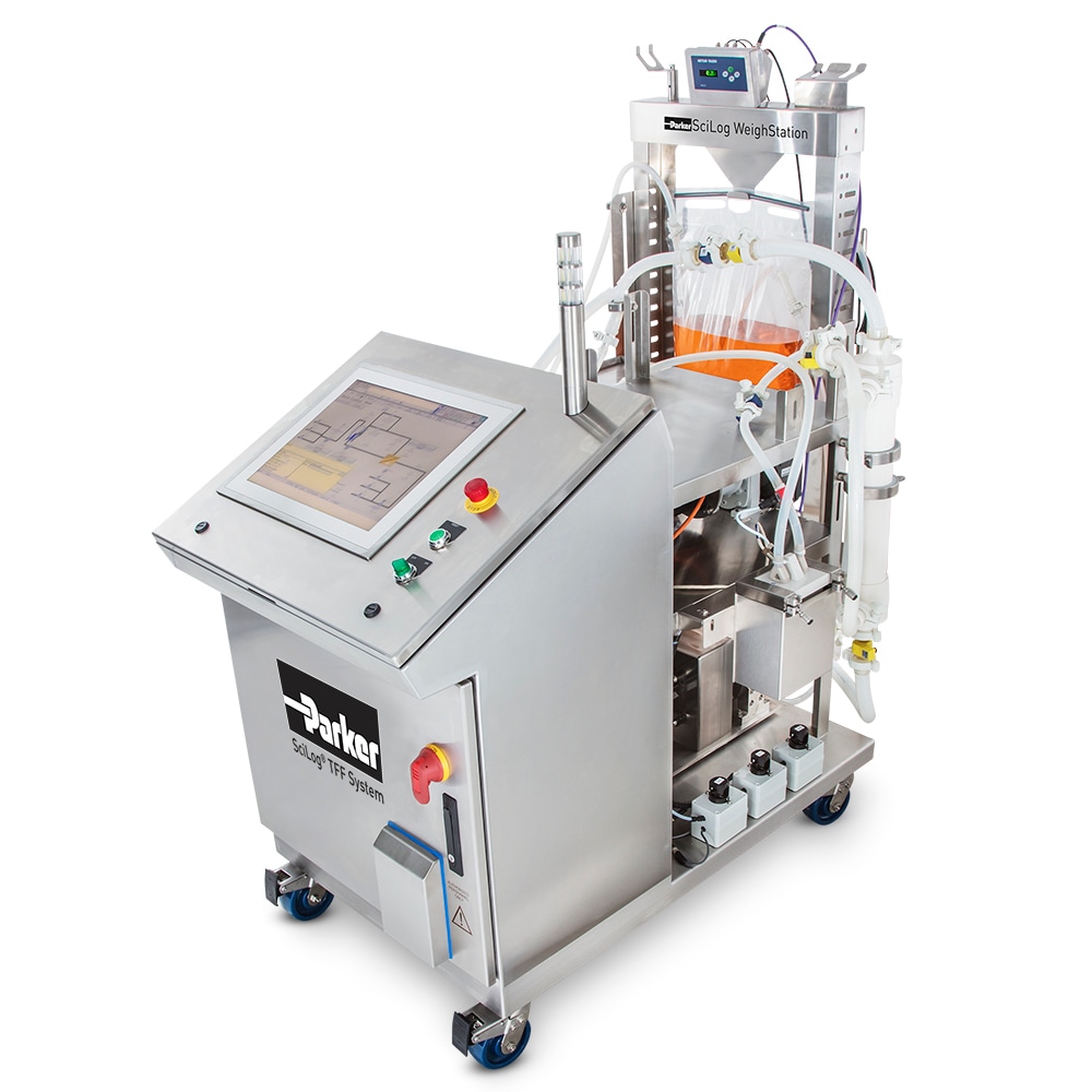全自动 GMP 生物工艺系统 – SciLog TFF 可配置