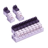 Compact 3-port direct operated solenoid valve, ADEX A00 series 系列参考图