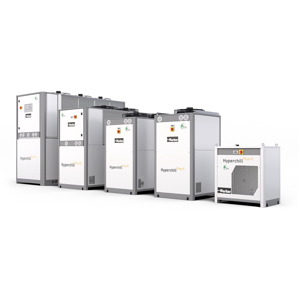 Hyperchill Plus-E - 用于低粘度工业冷却流体精密冷却的工业冷水机