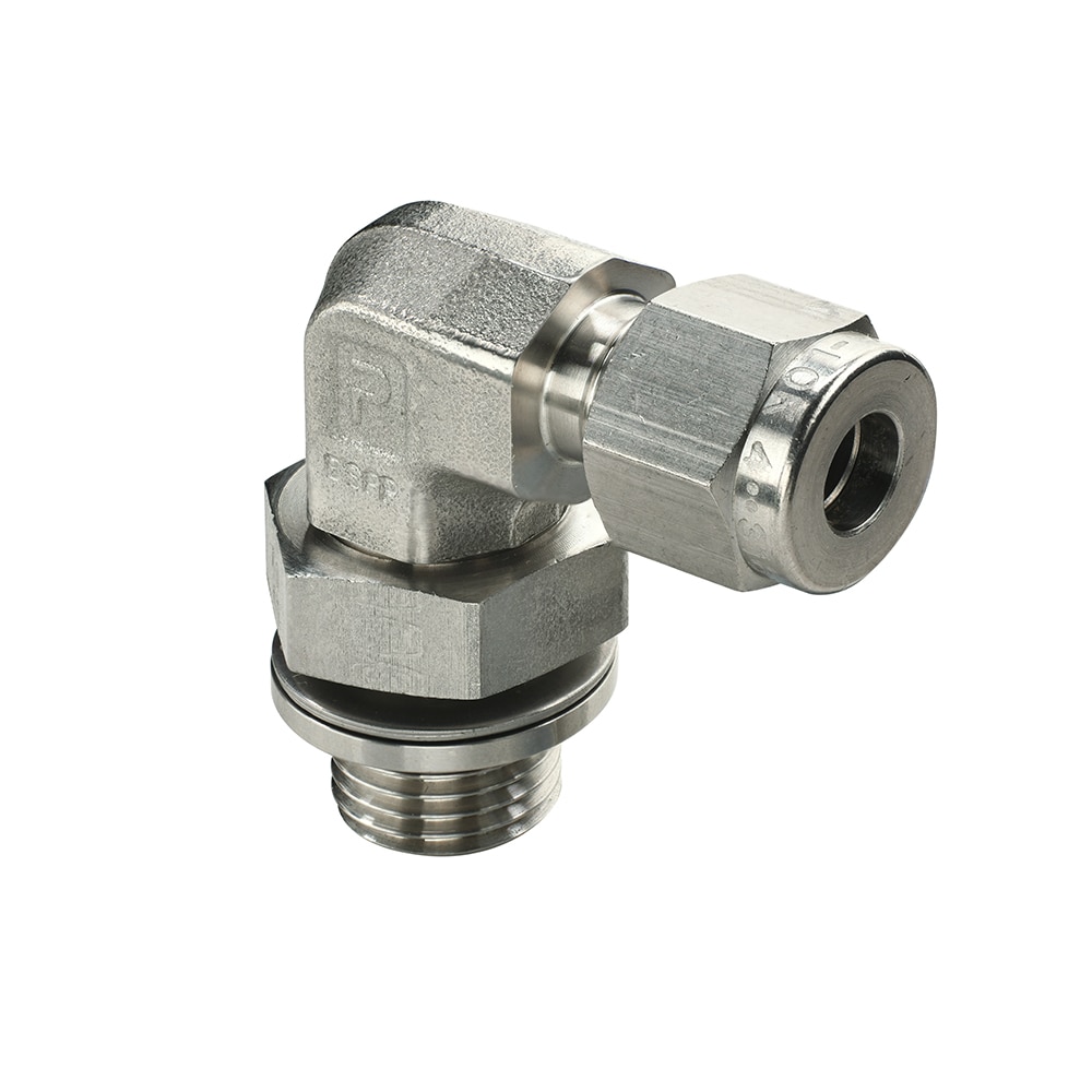 Parker Tube Fitting, BSPP Male Elbow (Positionable) - A-LOK Series