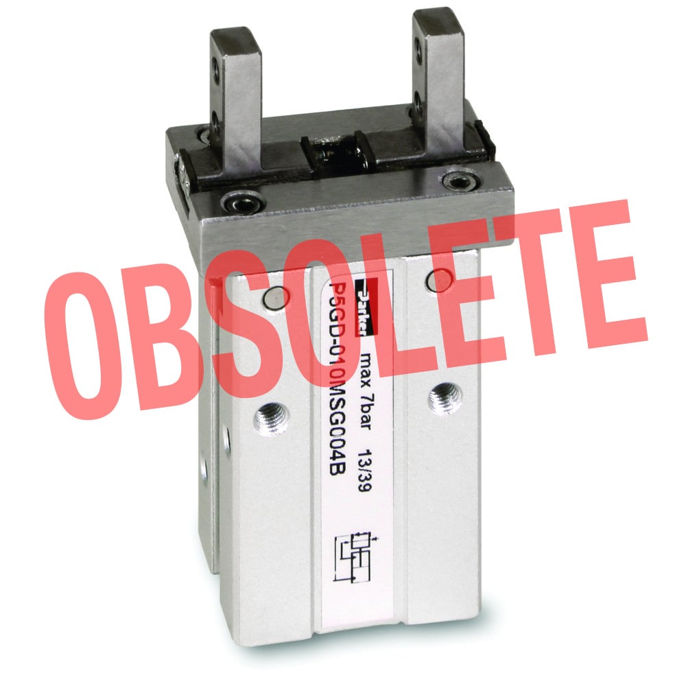 Pneumatic Parallel Gripper, P5GD Precision Series / Parker Pneumatic - Europe 过时的 系列参考图