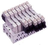 Compact 5-port pilot operated solenoid valve, ADEX valve series /A05/12/20 系列参考图
