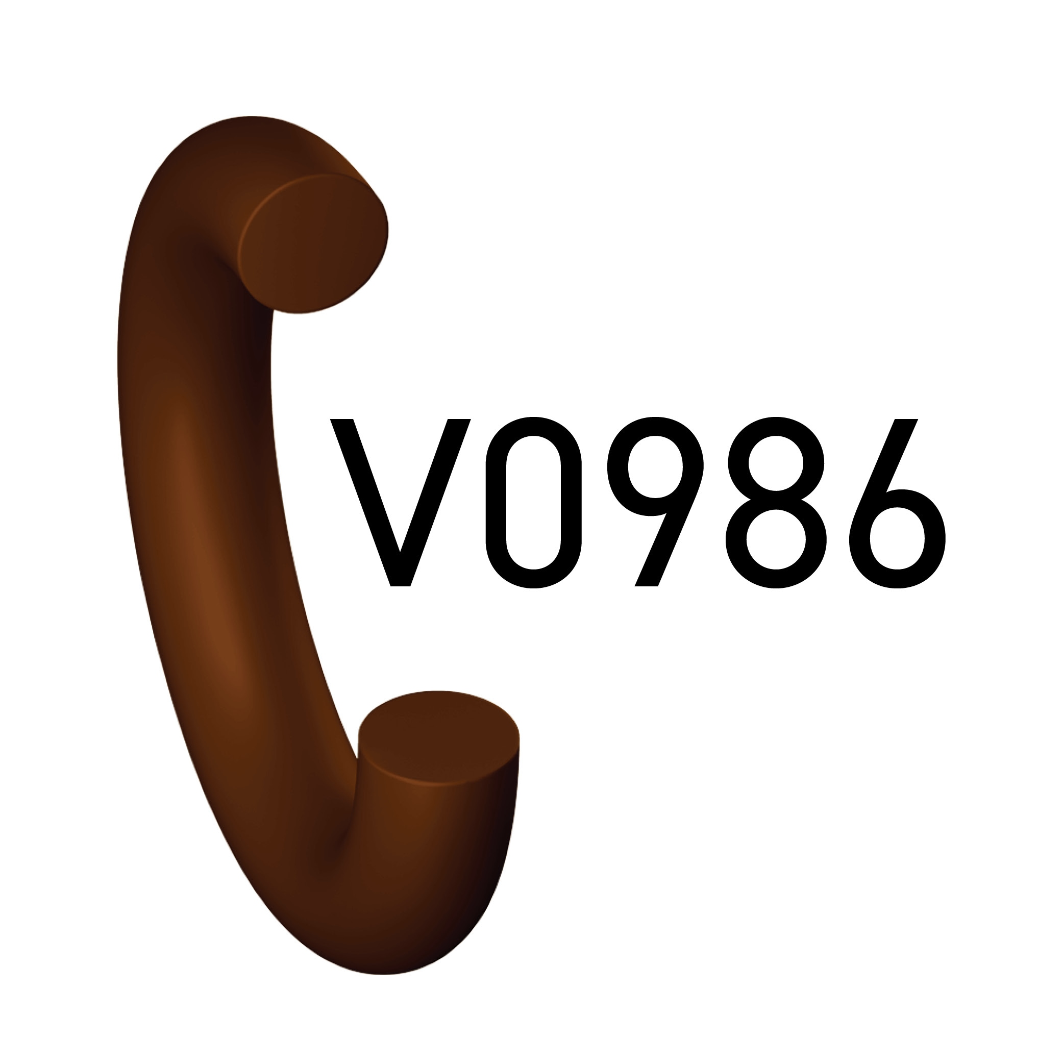 50硬度氟橡胶O形圈，通用应用，棕色（V0986-50)
