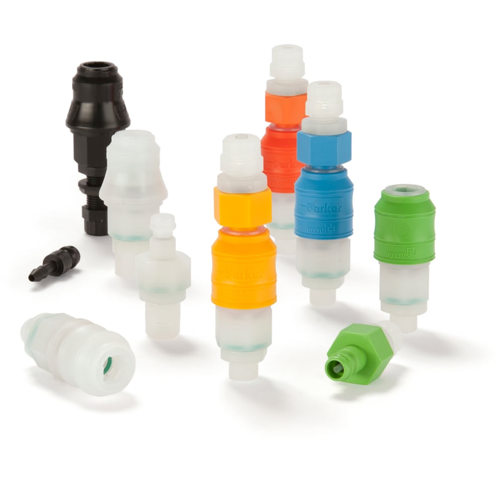 Quick coupling, Euro Profile, Thermoplastic, ND 5 ( Series 21 - Thermoplastic) 系列参考图