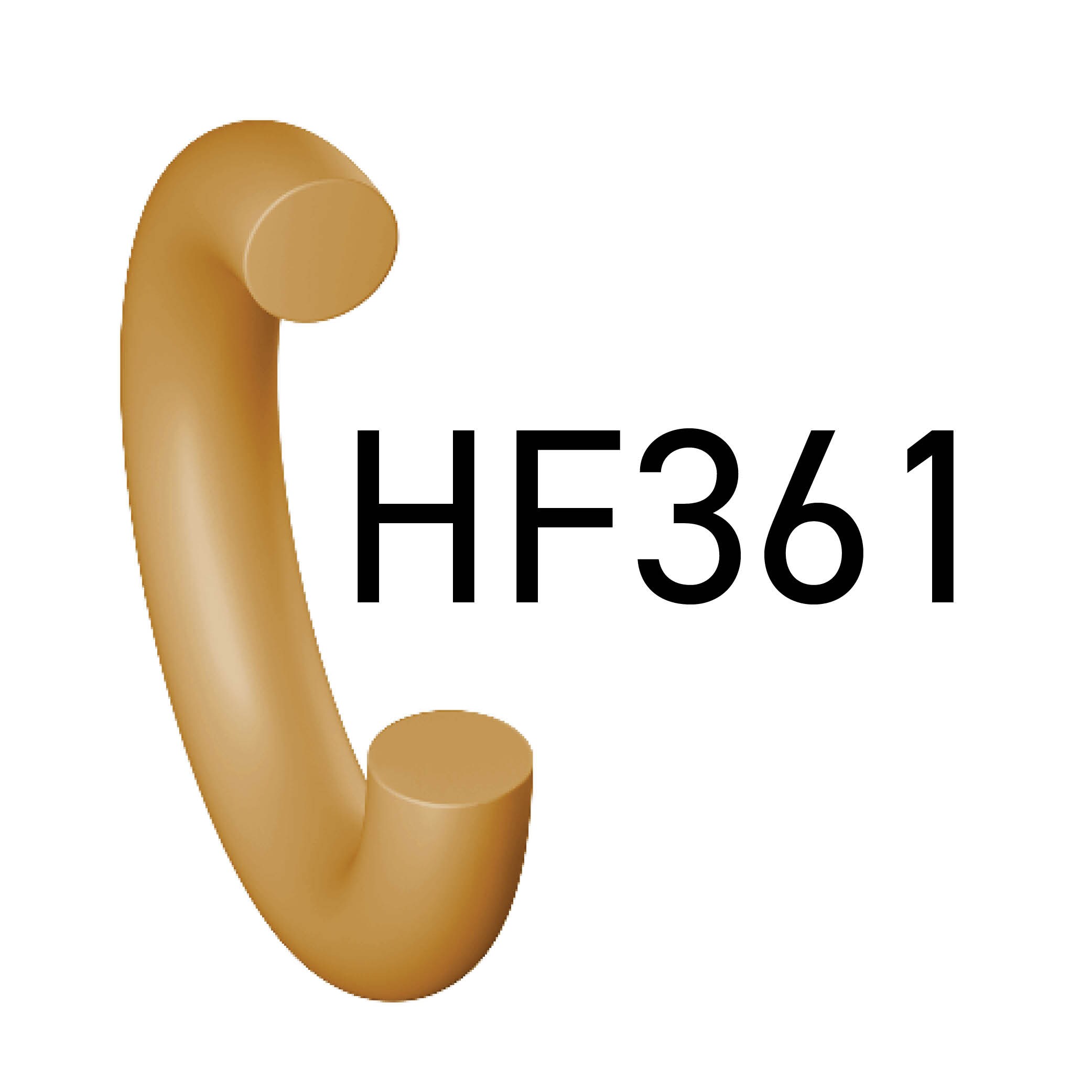 High Performance Fluoroelastomers 65 Durometer O-Ring, Semiconductor Grade, Tan (HF361-65)