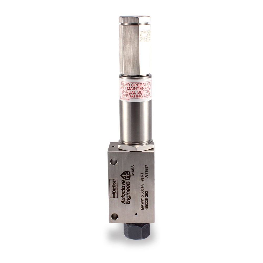 Relief Valves, High Pressure - MAR Series 系列参考图