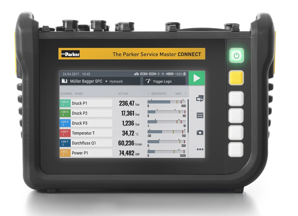 The Parker Service Master CONNECT 系列参考图