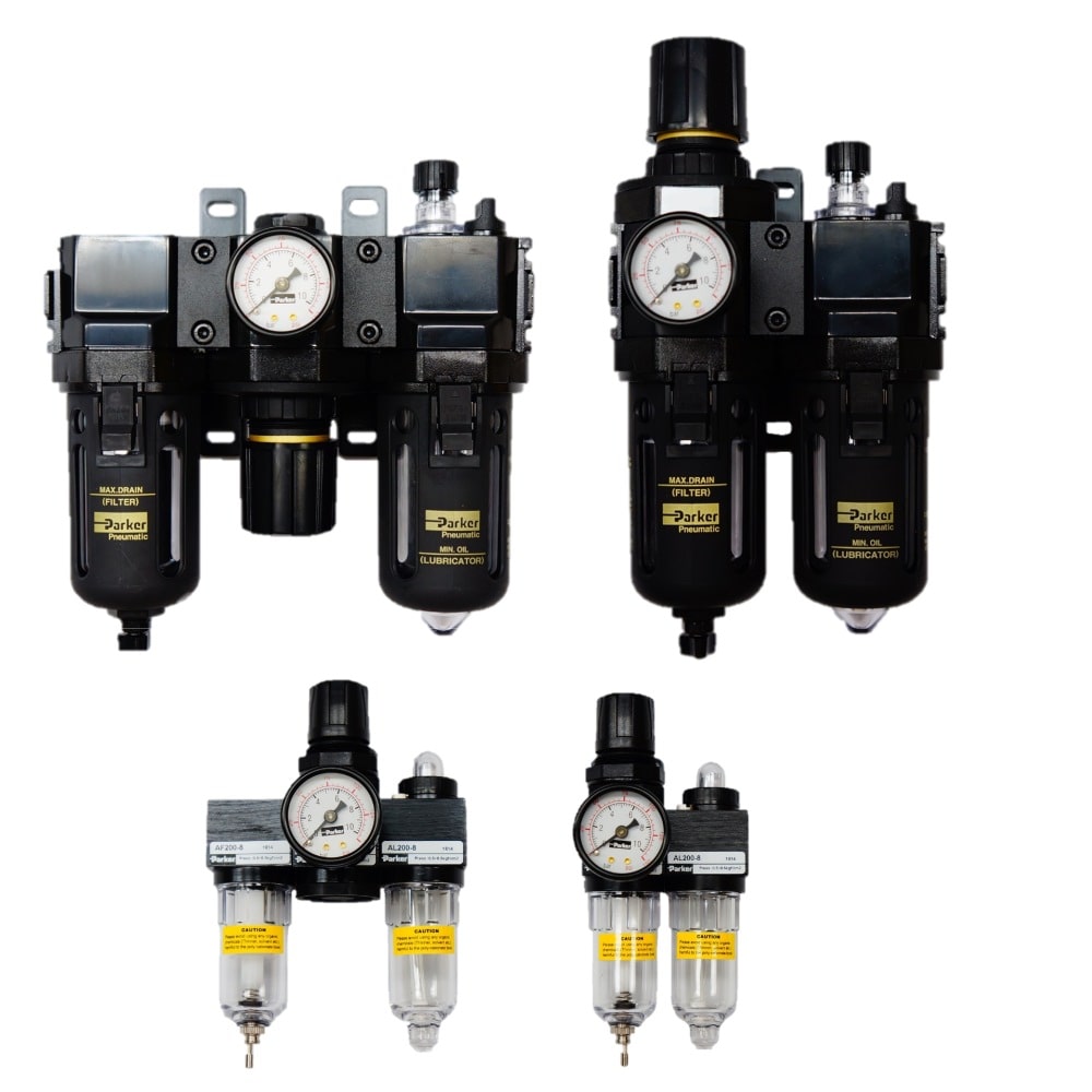 AU200 / 320 /420 and AU210 / 321 / 421- Pneumatic modular type F.R.L. unit 系列参考图